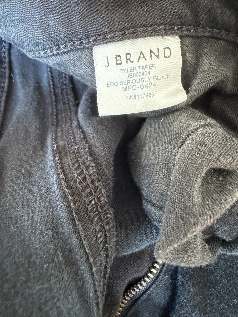 J Brand Tyler Taper Men’s Jeans — Eco Seriously Black